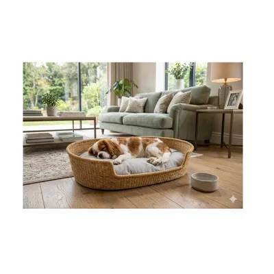 Coussin ovale déhoussable pour chien Coussin ovale déhoussable pour chien