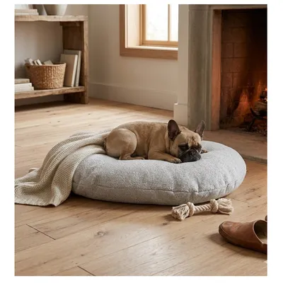 Coussin ovale déhoussable pour chien Coussin ovale déhoussable pour chien