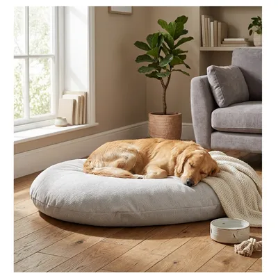 Coussin ovale déhoussable pour chien