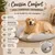 Coussin ovale déhoussable pour chien Coussin ovale déhoussable pour chien