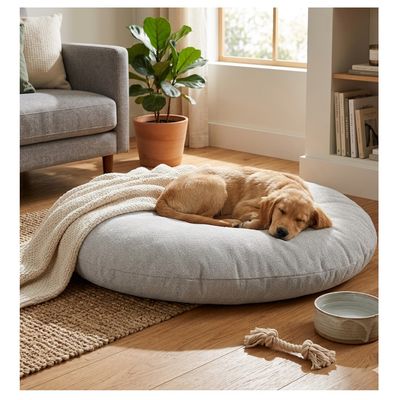 Coussin ovale déhoussable pour chien