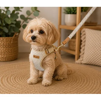 Harnais pour chien Lara Beige Harnais pour chien Lara Beige