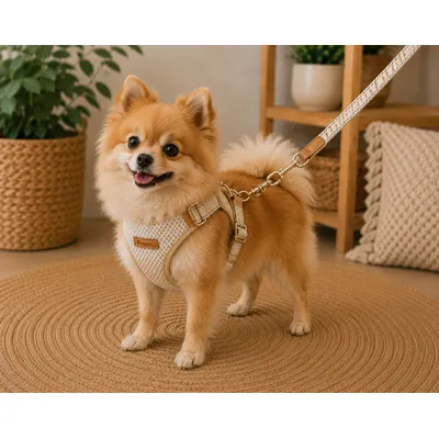 Harnais pour chien Lara Beige