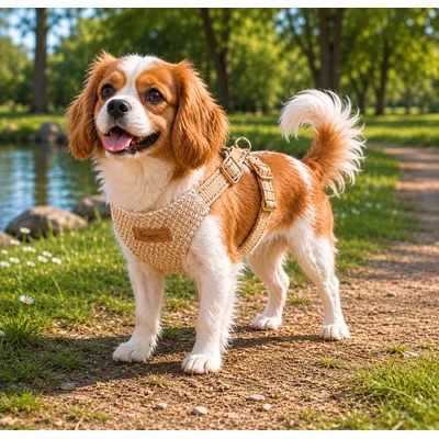 Harnais pour chien Lara Beige