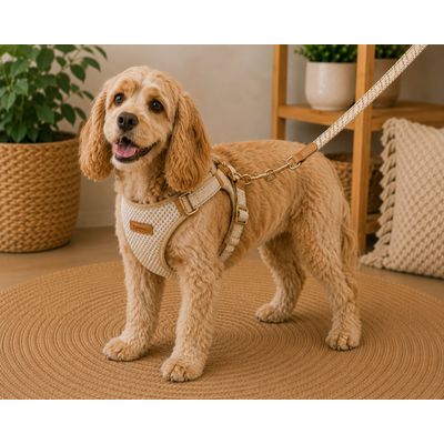 Harnais pour chien Lara Beige