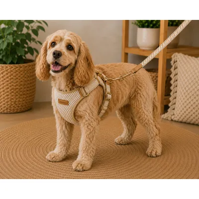 Harnais pour chien Lara Beige Harnais pour chien Lara Beige