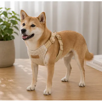 Harnais pour chien Lara Beige Harnais pour chien Lara Beige
