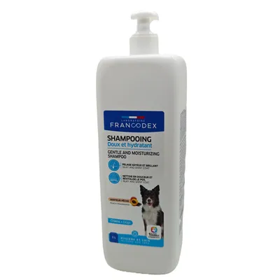 Shampoing Doux et Hydratant senteur Pêche 1 L pour Chien Shampoing Doux et Hydratant senteur Pêche 1 L pour Chien