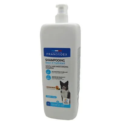 Shampoing Doux et Hydratant senteur Pêche 1 L pour Chien Shampoing Doux et Hydratant senteur Pêche 1 L pour Chien