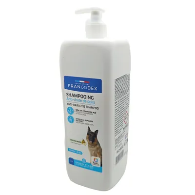 Shampoing Anti-Chute de Poils senteur poire 1 L pour Chien Shampoing Anti-Chute de Poils senteur poire 1 L pour Chien