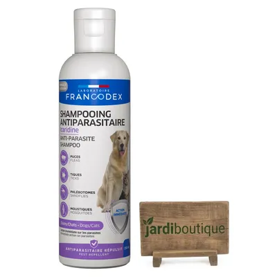 Shampoing Antiparasitaire Icaridine 250 ml pour Chien et Chat Shampoing Antiparasitaire Icaridine 250 ml pour Chien et Chat