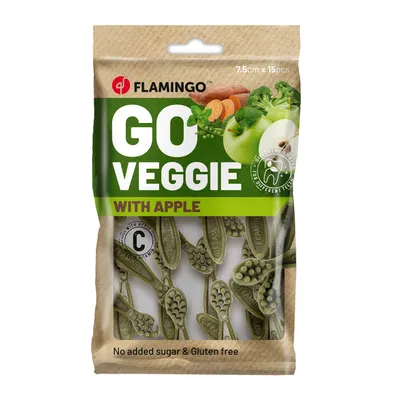 Friandises veggie brosse a dents a la pomme Friandises veggie brosse a dents a la pomme