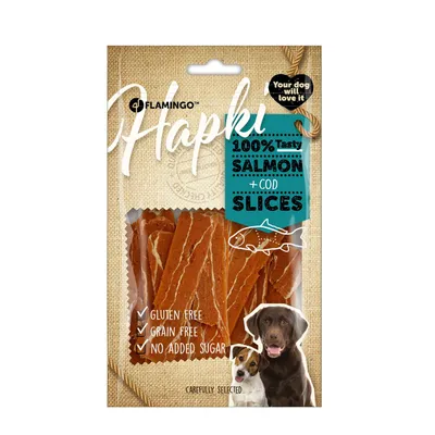 Friandise petits blocs avec poulet et cabillaud Friandise petits blocs avec poulet et cabillaud