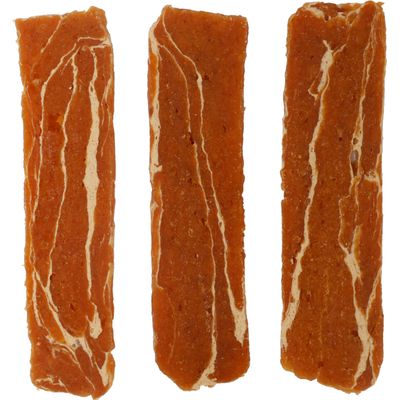 Friandise petits blocs avec poulet et cabillaud