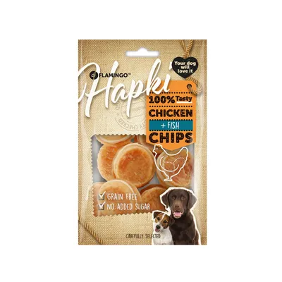 Friandise petits blocs avec poulet et cabillaud Friandise petits blocs avec poulet et cabillaud