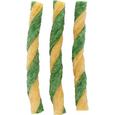 Friandise petits blocs avec poulet et cabillaud