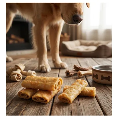 Lot de 2 Friandises Wraps avec poulet Lot de 2 Friandises Wraps avec poulet