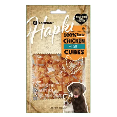 Friandise petits blocs avec poulet et cabillaud Friandise petits blocs avec poulet et cabillaud