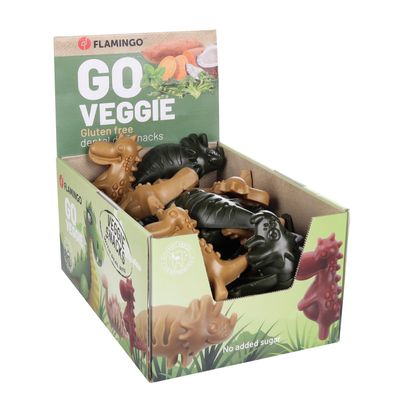 Friandises veggies en lot pour chien Dino mélange