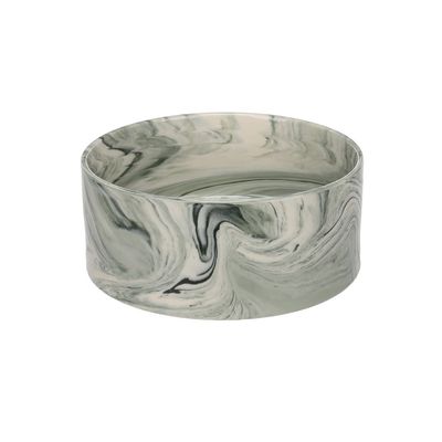 Gamelle ronde pour la nourriture et l'eau Marbre