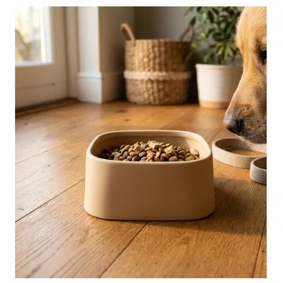 Gamelle carrée Zara en céramique pour chien Gamelle carrée Zara en céramique pour chien