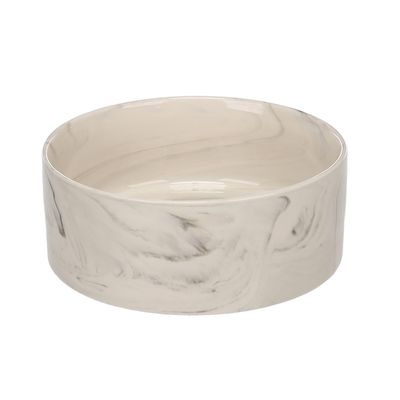 Gamelle ronde pour la nourriture et l'eau Marbre