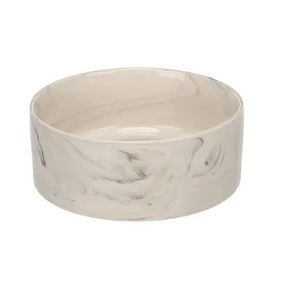 Gamelle ronde pour la nourriture et l'eau Marbre Gamelle ronde pour la nourriture et l'eau Marbre