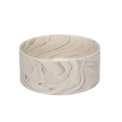 Gamelle ronde pour la nourriture et l'eau Marbre