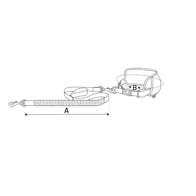 Laisse de Jogging avec Ceinture de Hanches LED pour Chien