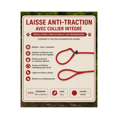 Laisse anti-traction Aiden Laisse anti-traction Aiden