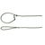 Laisse anti-traction Aiden kaki 1,3m 8mm
