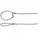 Laisse anti-traction Aiden kaki 1,3m 8mm