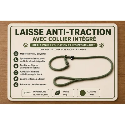 Laisse anti-traction Aiden Laisse anti-traction Aiden