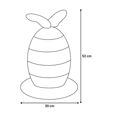 Jouet a griffer Easton en forme d'œuf Griffoir coloré 52cm