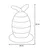 Jouet a griffer Easton en forme d'œuf Griffoir coloré 52cm Jouet a griffer Easton en forme d'œuf Griffoir coloré 52cm