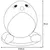 Balle a griffer pingouin pour chat avec corde 30cm