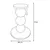 Arbre a chat avec plateforme Griffoir en bois et cordes 47cm Arbre a chat avec plateforme Griffoir en bois et cordes 47cm
