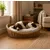 Coussin ovale déhoussable pour chien