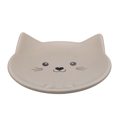 Gamelle plat rond en céramique pour chat Anti-Stress