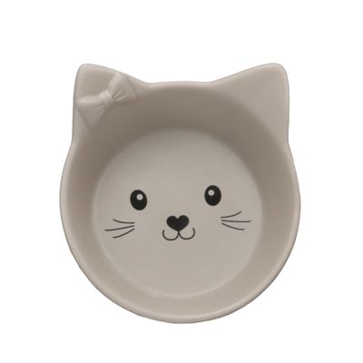 Gamelle ronde en céramique pour nourriture et eau 180 ml