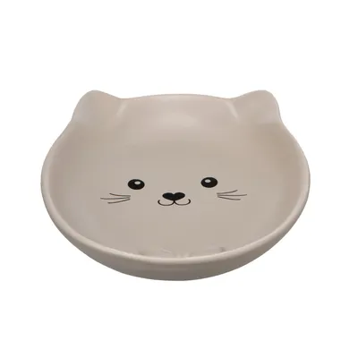 Gamelle ovale en céramique pour chat Anti-Stress