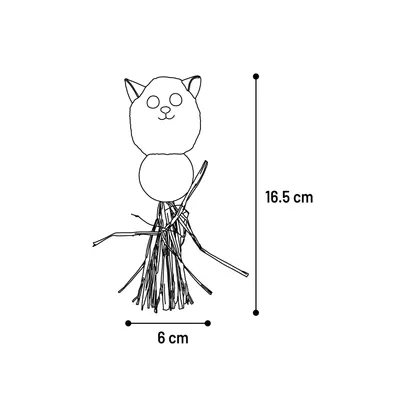Jouet pour chat Katti avec balle de cataire