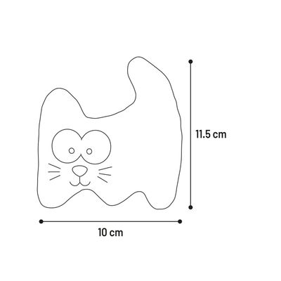 Lot de 2 jouets pour chat Brella avec cataire
