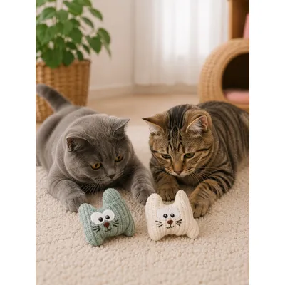 Lot de 2 jouets pour chat Brella avec cataire