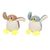 Lot de 2 jouets oiseaux Brella avec cataire pour chat
