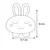 Jouet pour chat Oko lapin avec cataire et grelot