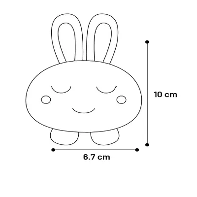 Jouet pour chat Oko lapin avec cataire et grelot