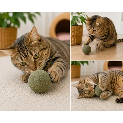 Balle de cataire naturelle Katti Jouet pour chat
