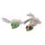 Jouet souris Katti en cataire avec plumes pour chat