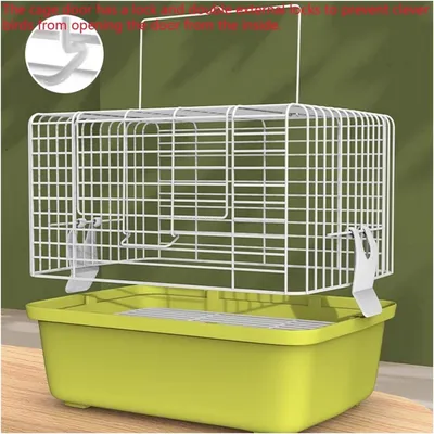 MCBOSON cage métallique grande horizontale pour oiseaux MCBOSON cage métallique grande horizontale pour oiseaux
